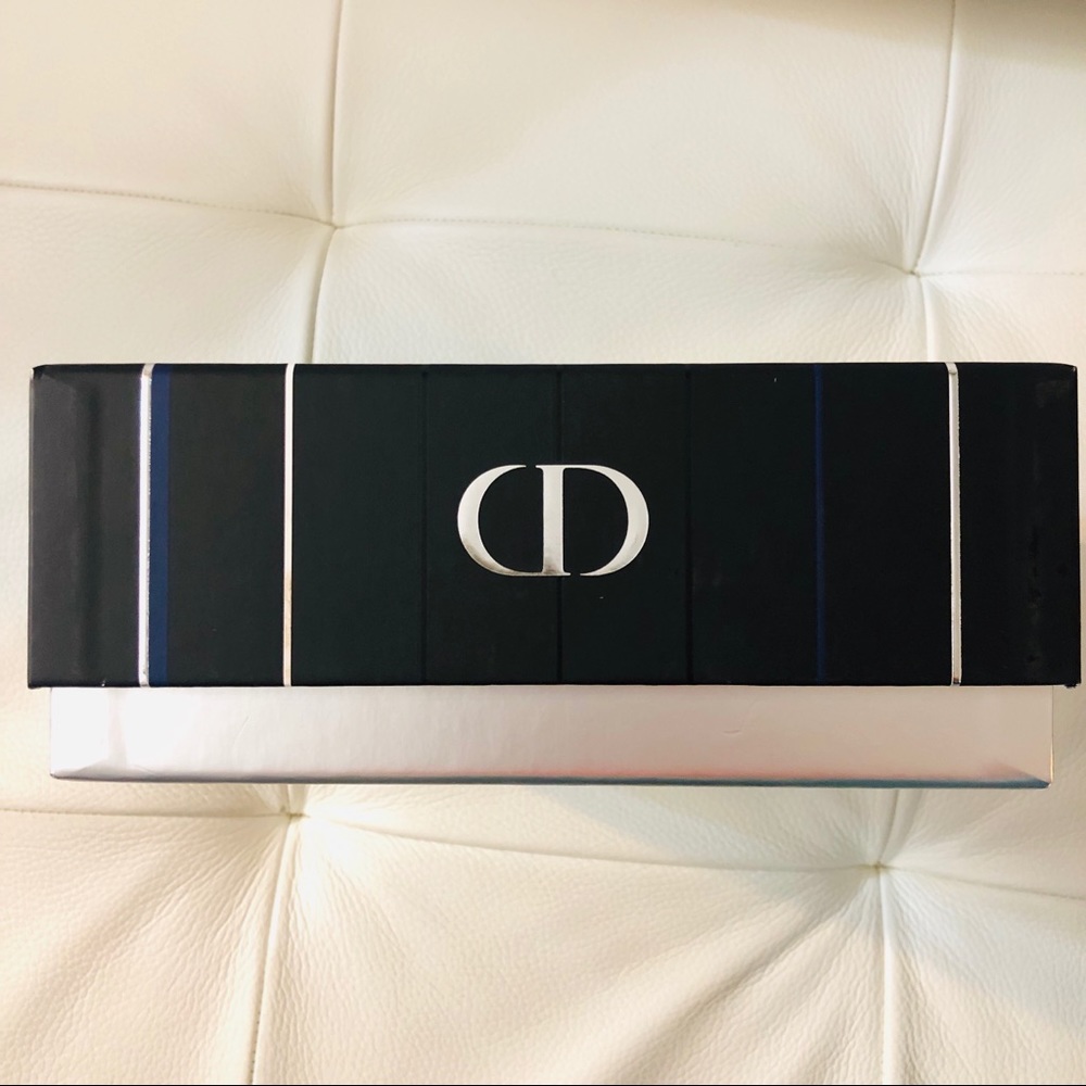 Dior Gift Box Navy Blue Black Silver square box - Picture 2 of 3